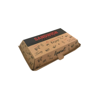 Box sandwich en carton premium qualités 200 pcs