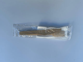 "EZEL" KIT COUVERT EN BOIS  * 200 PCS