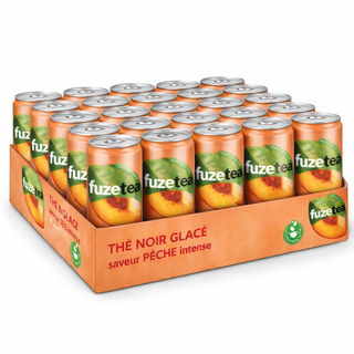 FUZE TEA PECHE 0,33CLx24
