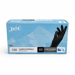 GANT NITRILE NOIR 100 PCS,  M-L-XL