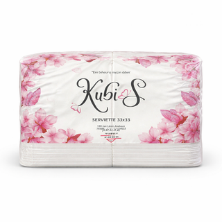 SERVIETTES "KUBIS" PREMIUM QUALITES 2 PLIS