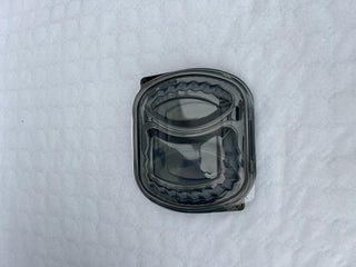 ASSIETTES LUX 2 Compartiments AVEC COUVERCLE 250 PCS, 3 Compartiments