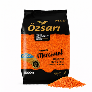 Lentilles Corail (Kırmızı Mercimek) Özsarı – 5 kg x 4 pack