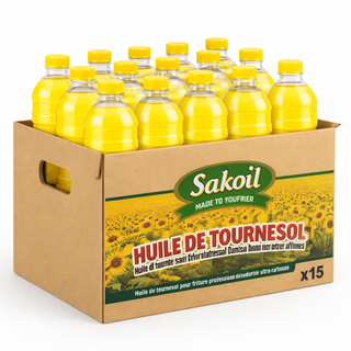 HUILE DE TOURNESSOL SAKOIL 1 LT X 15